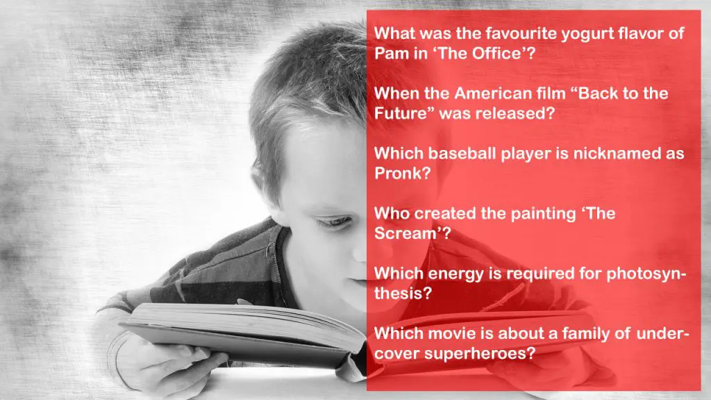 Kid Jeopardy Questions