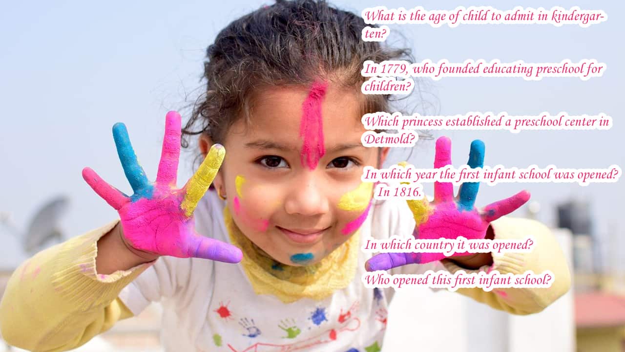 100 Kindergarten trivia questions only for kids
