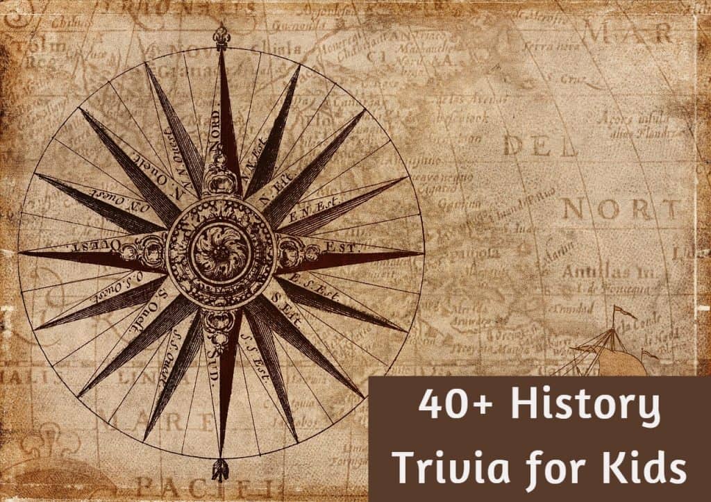 40+ Easy History Trivia Question for Kids