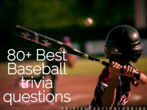 Baseball trivia questions