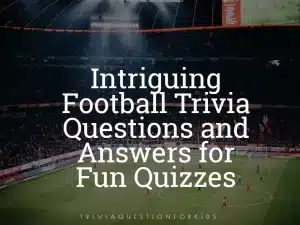 football trivia questions and answers